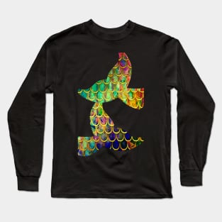 Scales Edged In Gold Long Sleeve T-Shirt